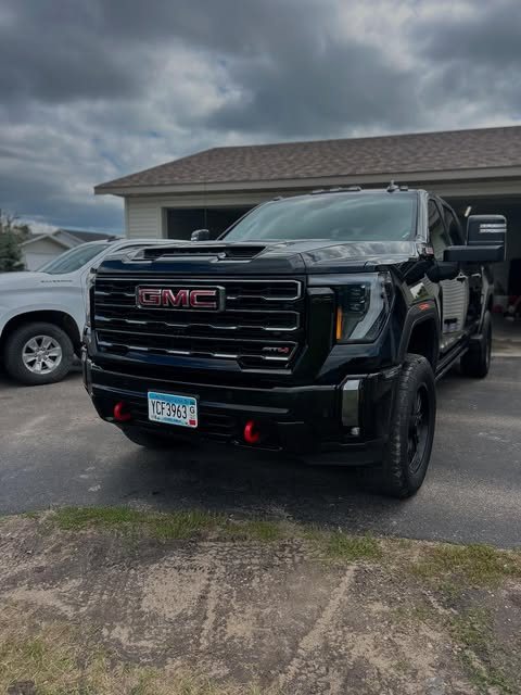 Black GMC AT4 pickup after a detail